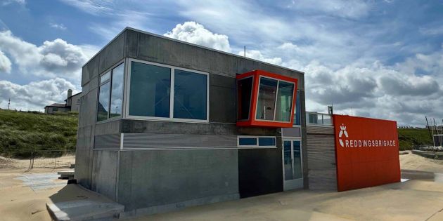 nieuwbouw reddingspost Zandvoort