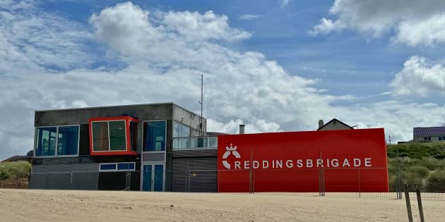 nieuwbouw reddingspost Zandvoort